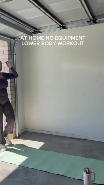 At home lower body workout, no equipment!   25 minutes, let’s go  Single leg rai