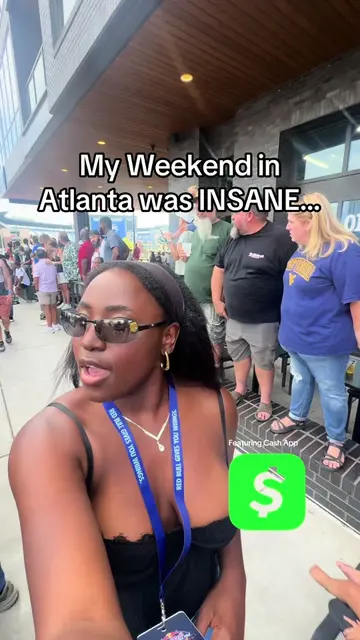 This weekend was so INSANE in Atlanta! Redbull partnered up with @Cash App to th