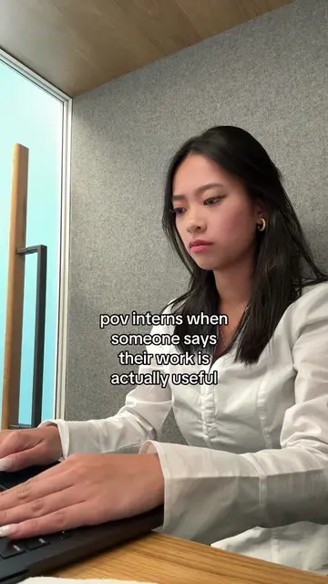 good to know I didn’t waste my summer #interns #corporate #internship #relatable