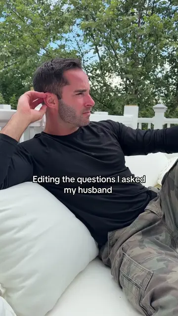 Editing the questions I asked my husband #demiandtom #husband #couple #reaction 