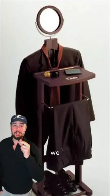 Bring back the Valet Stand. A vintage furniture design that we mostly stopped us