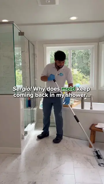 Here is why mold keeps coming back on your shower even after you clean it!  #dee