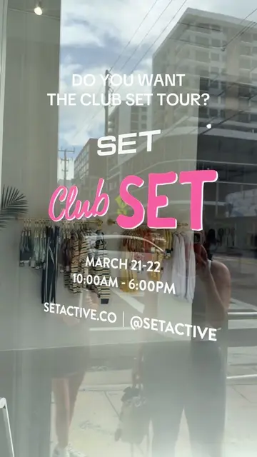 THE CLUB SET TOUR!!! Restock on August 7 at 12 et!! 🌴🛍️ Comment or dm me for l