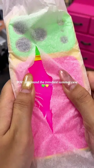 The most fashionable phone case for summer🩷❤️🧡💛💜💙🩵💚😍#summerfinds #iphone