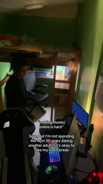 "making money online is hard" Sure, but I'm not spending the next 30 years askin