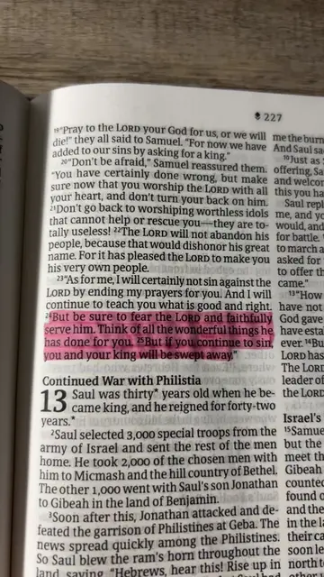 1 Samuel 12:24-25 | Serve and Fear God; stay away from sin. #christiantiktok #je