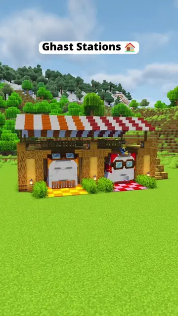 Build This Happy Ghast Docking Station in Minecraft #minecraftbuilds #minecraftd