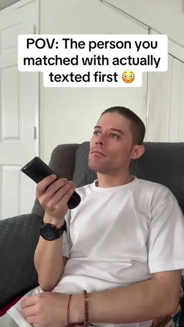 I didn’t have to text first 🎉🥹 #rivet #matchingpeople #ad 