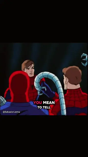 So who are you then 💀 #animated #spiderman #spidermanedit #peterparker #series 