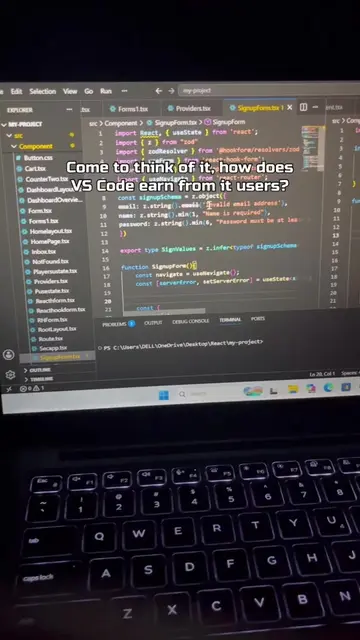 How does Visual Studio Code owners, benefit from this excellent invention? #vsco