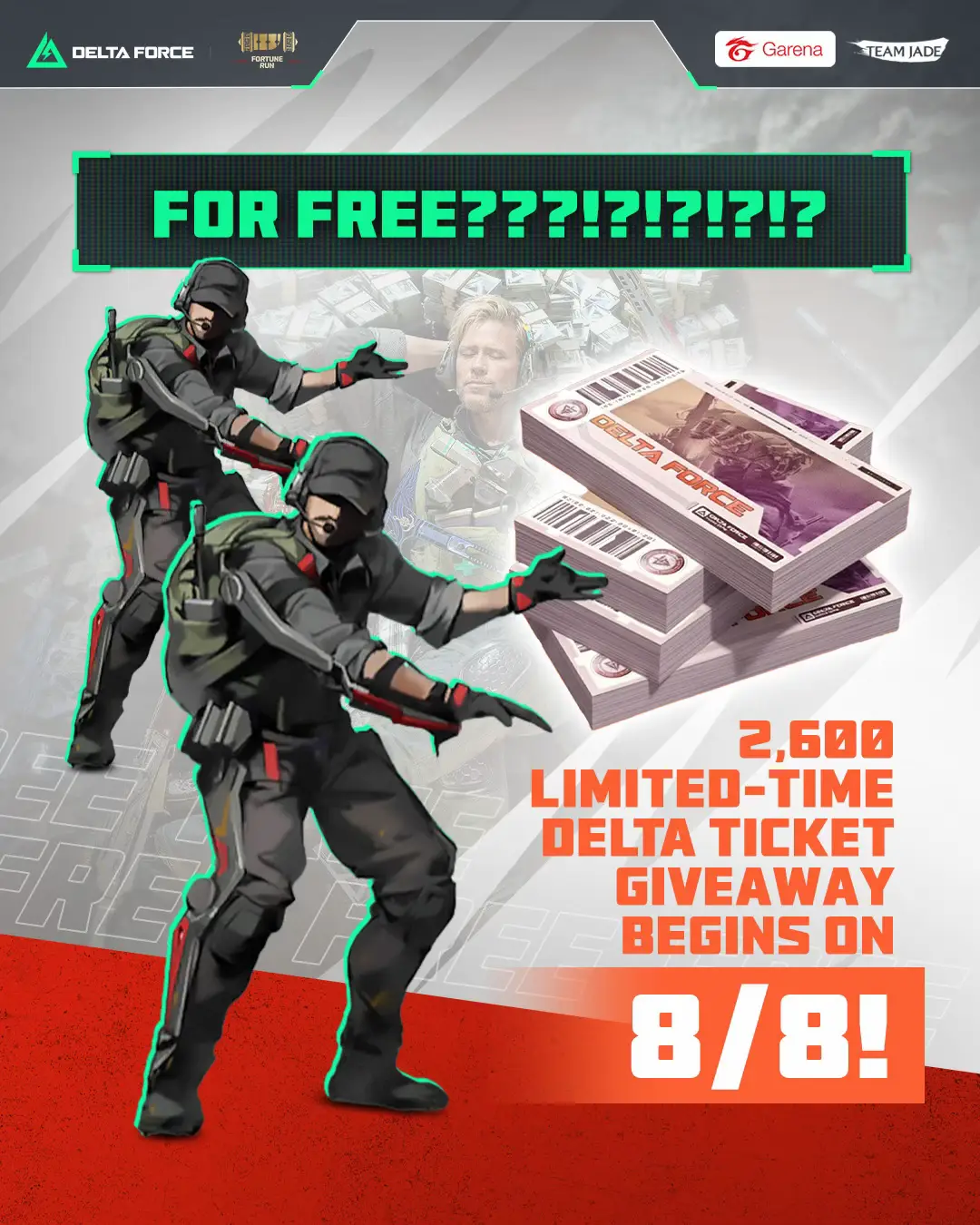 Wait... FOR FREE?! 🤯🎟️ You heard that right! We’re handing out 2,600 Limited-T