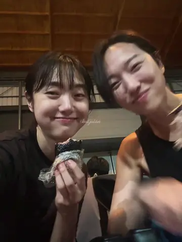 geum hannah instagram update with kim hyejun, our minhye and jeong jian, can't w