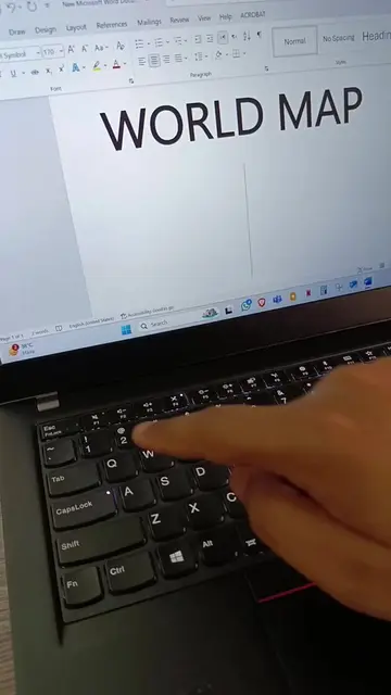 ကွန်ပျူတာရဲ့ MS Word မှာကမ္ဘာ့မြေပုံ အမြန်ဆွဲနည်း #computer #microsoftword #worl