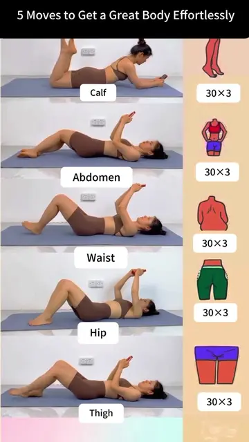 Get fit with these easy moves!#women #noequipmentworkout #fitness #homeworkout #