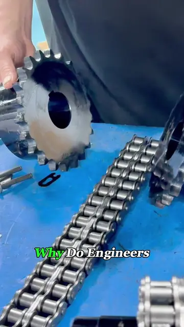 Why Put a Chain Around Two Gears?#chain #coupling #mechanicsoftiktok #foryou #ho