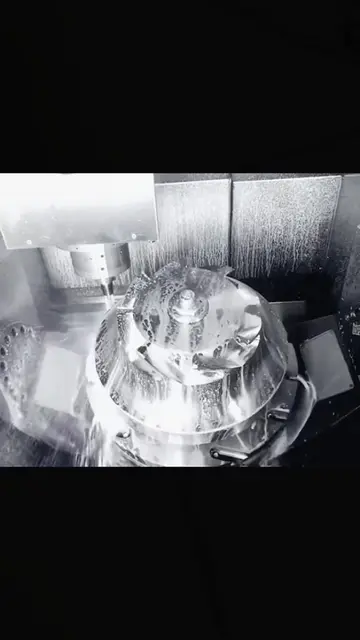 Impeller machining #cncmachine #cnc #cncmilling #parts #metal #cncturning #cncfa