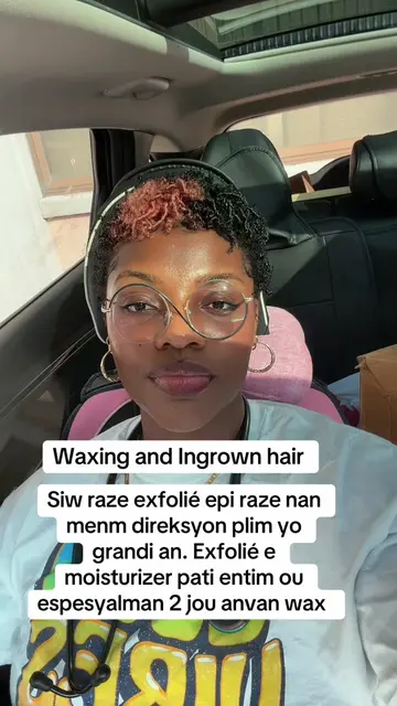 You need to exfoliate consistently especially 2 days before your wax appointment