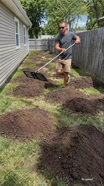 Is your lawn full of bumps and dips? Spread topsoil or sand over the uneven area