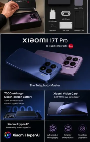This might be the ultimate flagship upgrade 👀📱 The Xiaomi 17T Pro combines a L