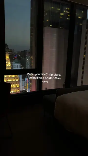Times Square right below your window, skyscrapers everywhere and the city glowin