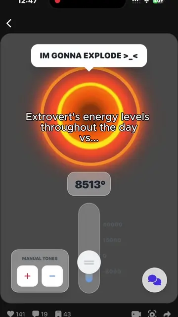Extrovert va introvert energy levels  #sekaiapp #sekai #appmaker #createsekai #a