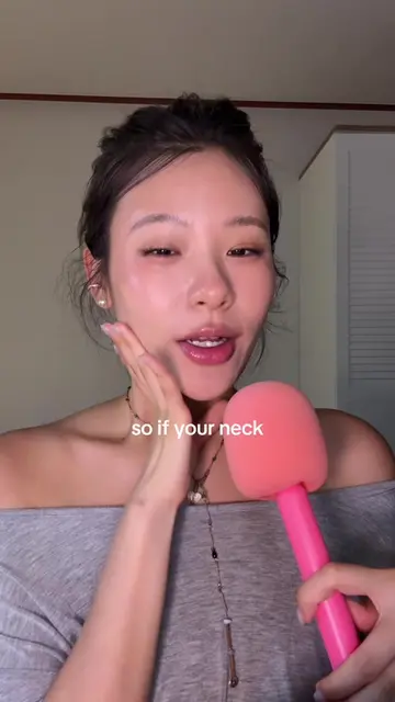 2 ways to treat different types of neck lines! Save for later👩🏻‍🏫 #koreanskin