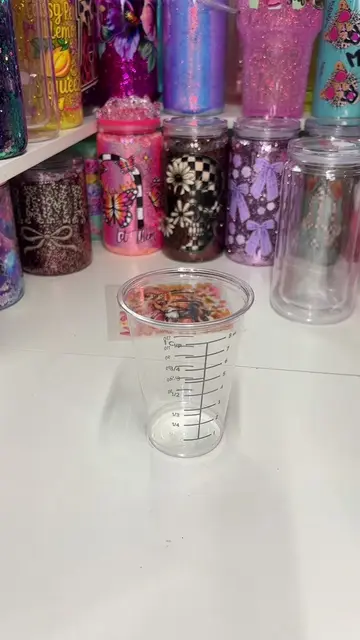 Glitter Snowglobe Tuyorial with solution measurements . #snowglobe #glittersnowg