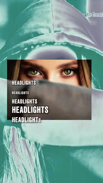 🎶 Headlights  #CapCut #lyrics #capcutpioneer #pioneertemplate #headlights 