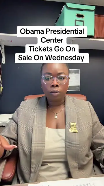 CORRECTION 11AM EST‼️ Tickets for the Barack Obama Presidential Center are dropp