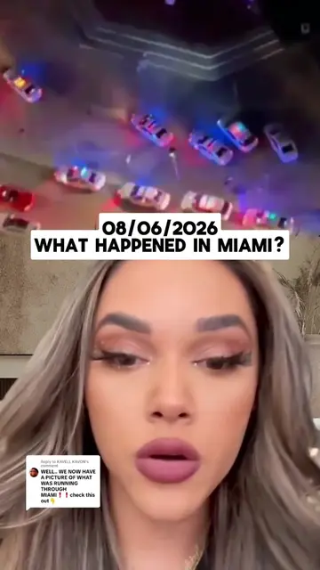 Shocking new footage has emerged of what was allegedly seen running through Miam