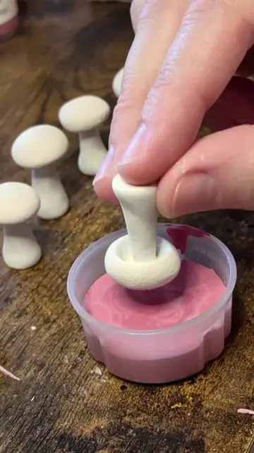 Mushroom minis!  Stick around if you want to see them once they come out of the 