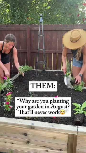 Go to my bio to see why I plant so late! Gardening isn’t just a spring hobby. My