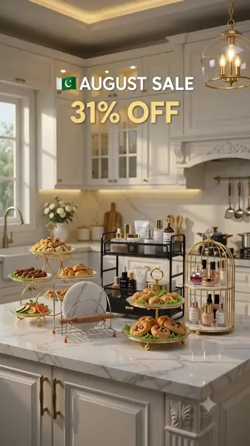 ⚠️ Ye August Sale miss mat karna! 😍  31% OFF on ALL Products 🔥 Ghar ko premium