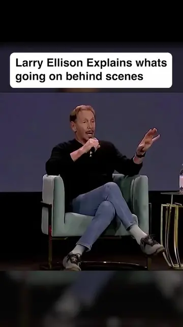 Larry Ellison says the future of AI will be shaped by whoever controls the resou