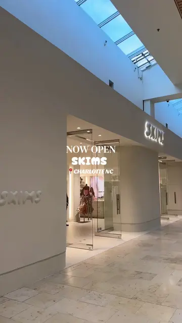 SKIMS is officially open at SouthPark Mall in Charlotte! 🤍 If you’ve been waiti
