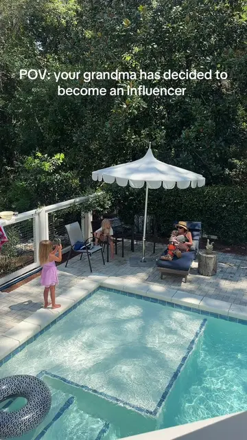 Imagine being 6 on the family vacation and your 65 year old grandmother is havin