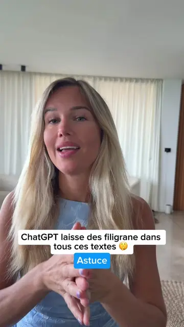 ChatGPT laisse des filigrane dans tous ces textes 🤫  #astuces #chatgpt #recrute