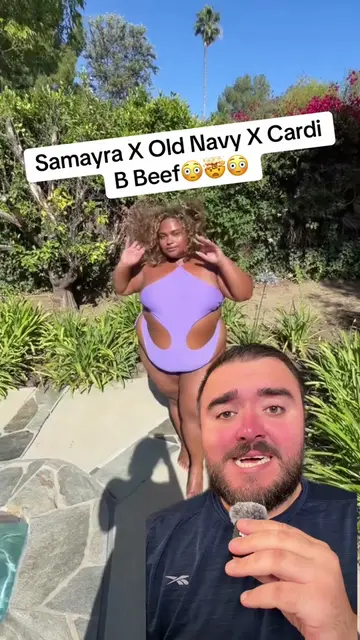 Samayra old navy cardi b beef #samayra #cardib #oldnavy 