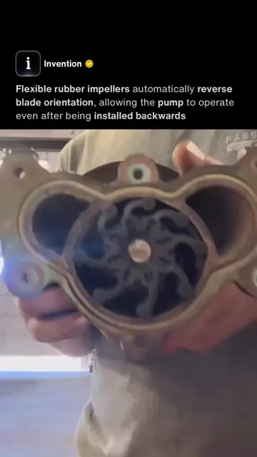 Original Video Credit: IG/randybrasch A water pump housing is opened to reveal i