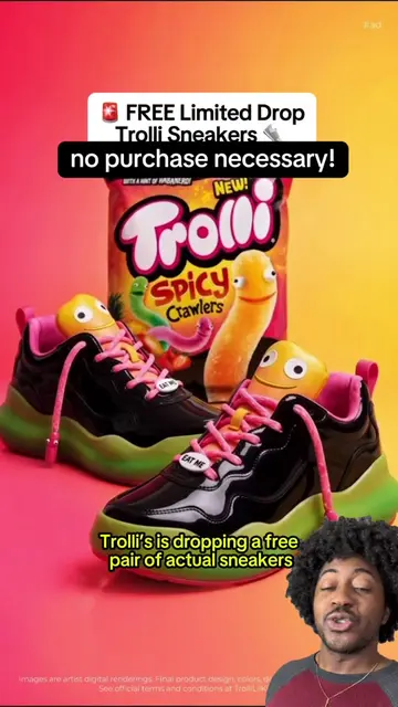 👟🍬 Trolli Is Dropping FREE Limited-Edition Sneakers🔎 Find more deals on Peppe