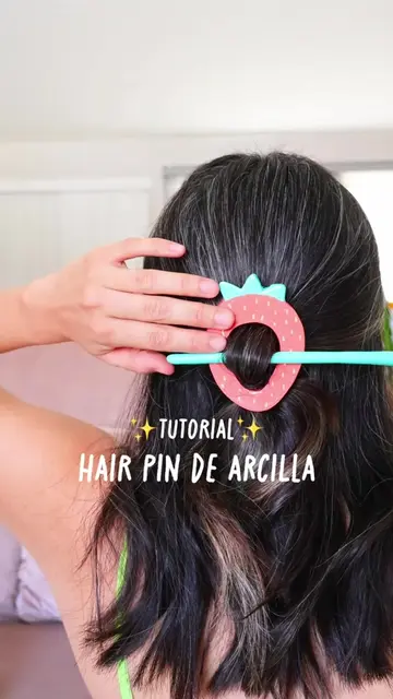 Idea fácil con arcilla fría 🍓✨ Dime si te animas a intentarlo tkm Gracias por v