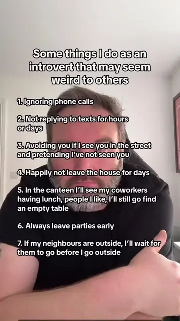 "Weird" things I do as an introvert