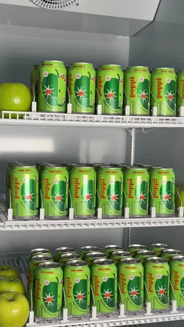 fridge looking extra crisp today 🍏✨ stock yours up with our newest flavor now! 