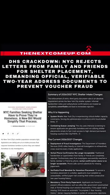 DHS Crackdown: NYC Rejects Letters From Family and Friends Requiring Official Tw
