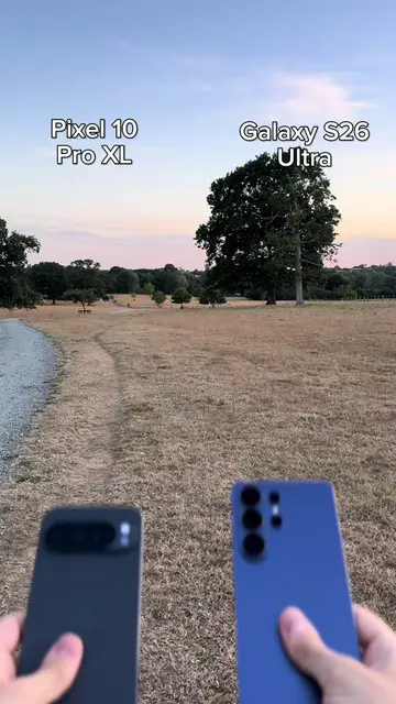 Google Pixel 10 Pro XL vs Samsung Galaxy S26 Ultra Zoom Test 🤯 #samsung #google