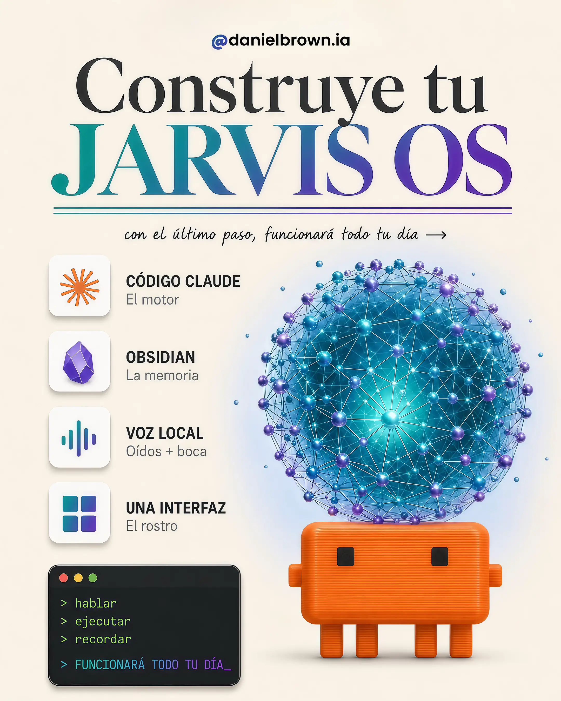 LINK en el Perfil ↗️🔥  #JarvisOS #ClaudeAI #ObsidianMD #ProductividadTech #Loca