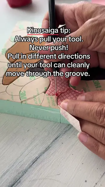 Kinusaiga tip: Always pull your tool. Never push! Pull in different directions u