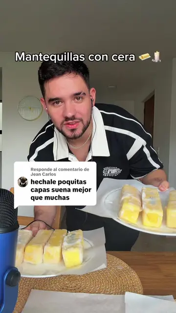 Respuesta a @Jean Carlos MANTEQUILLAS CON CERA #mantequilla #cera #trend #crujie