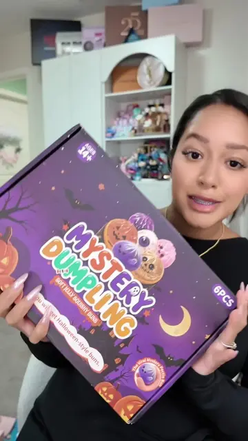 #halloweendumplings #squishydumplings #mysterydumpling 