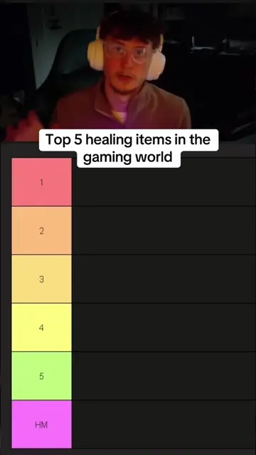 Top 5 healing items in the gaming world #gaming #videogames #games #foryoupage 